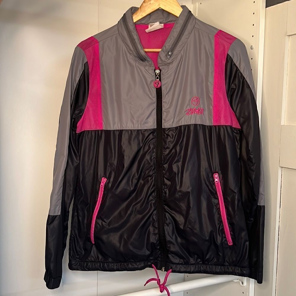 Zumba Fitness Windbreaker Jacket Size Medium